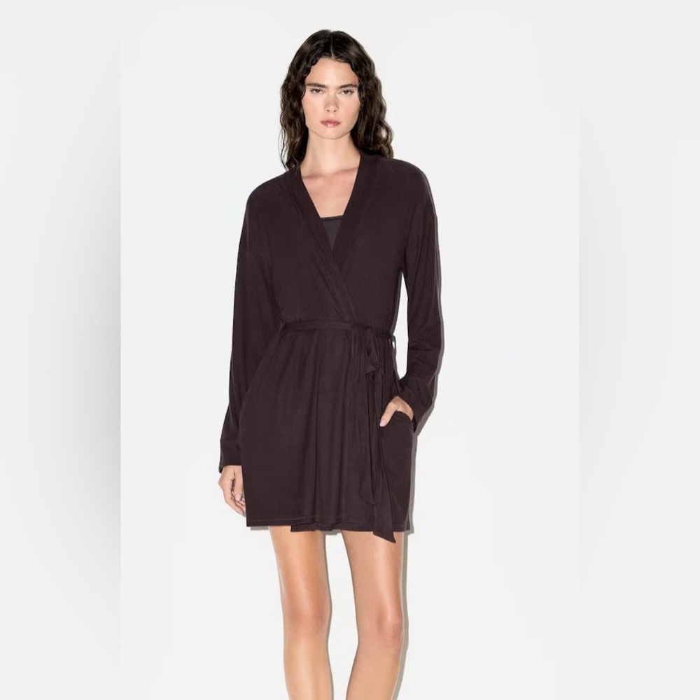 SKIMS Dark Brown Robe